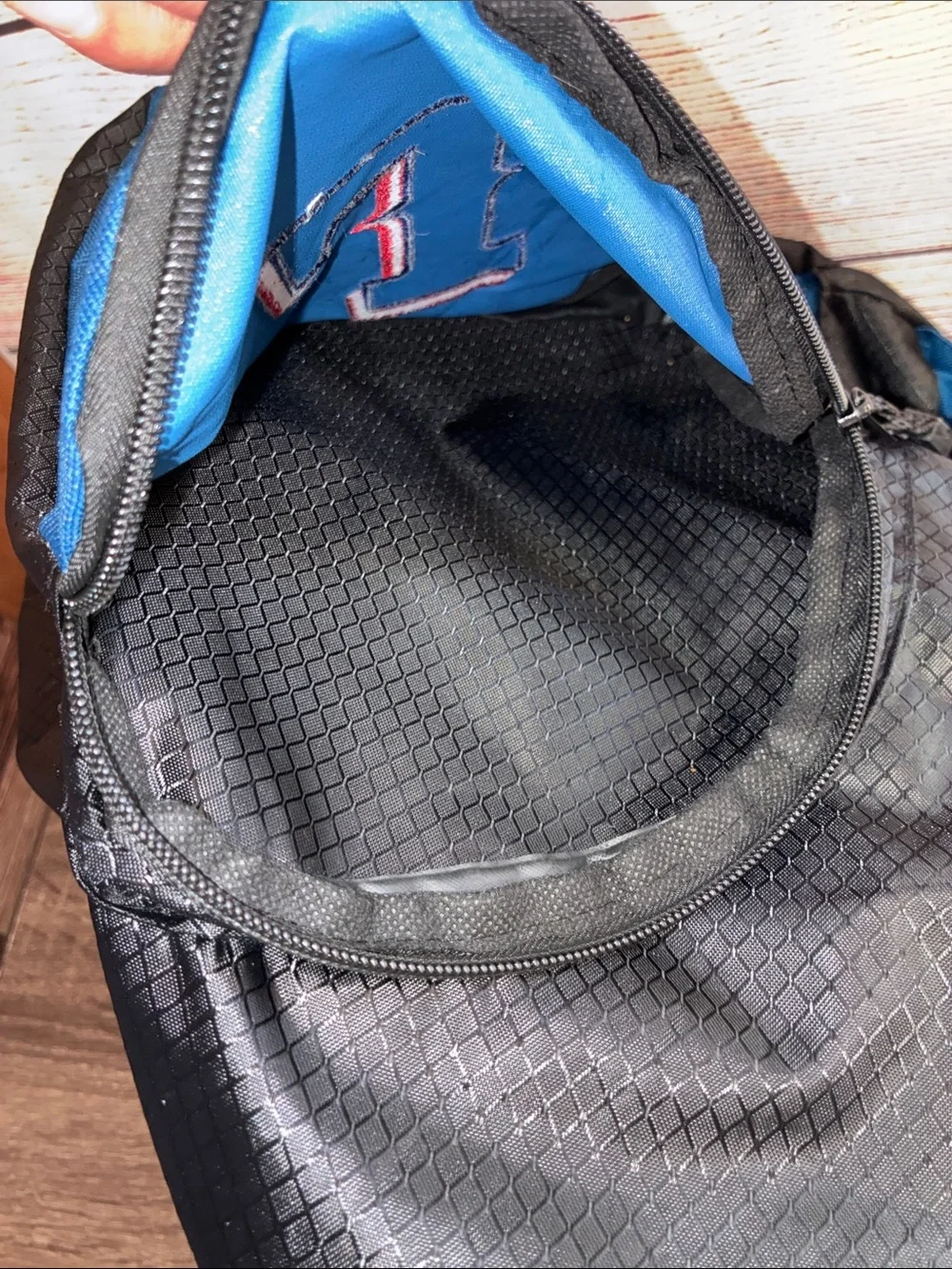 EUC Texas Rangers Blue Sling Backpack - Adjustable Men’s Bag by NorthWest